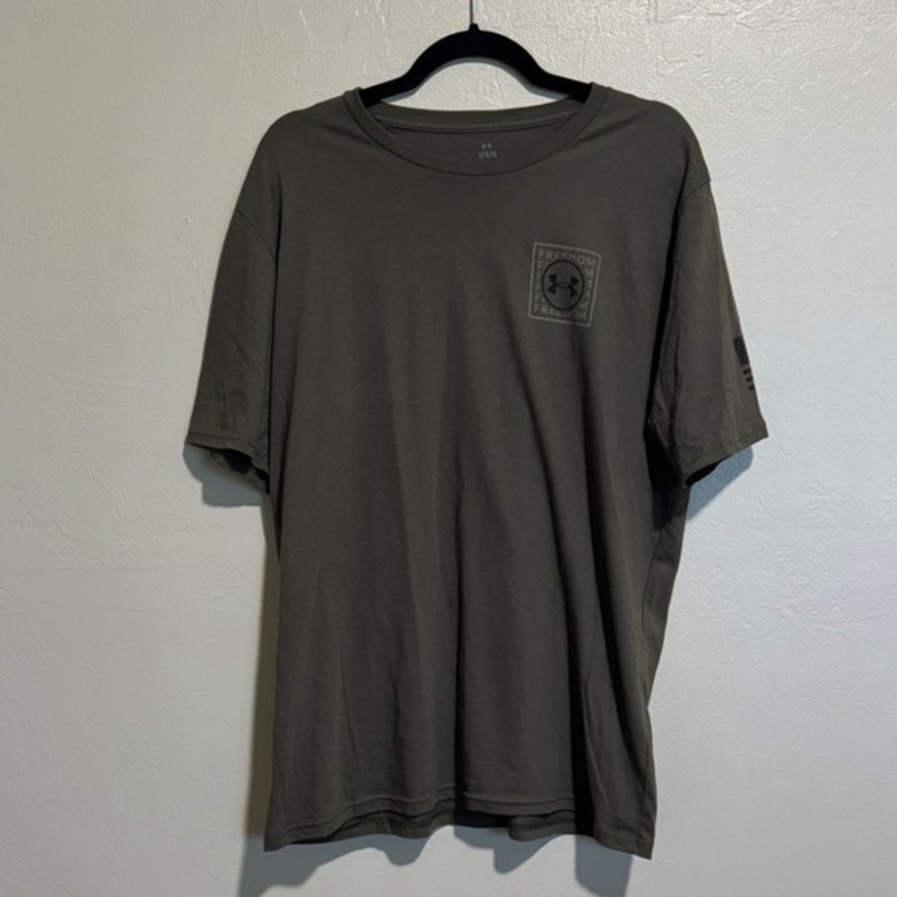 Under Armour Olive Green Short Sleeve Crew Tee
